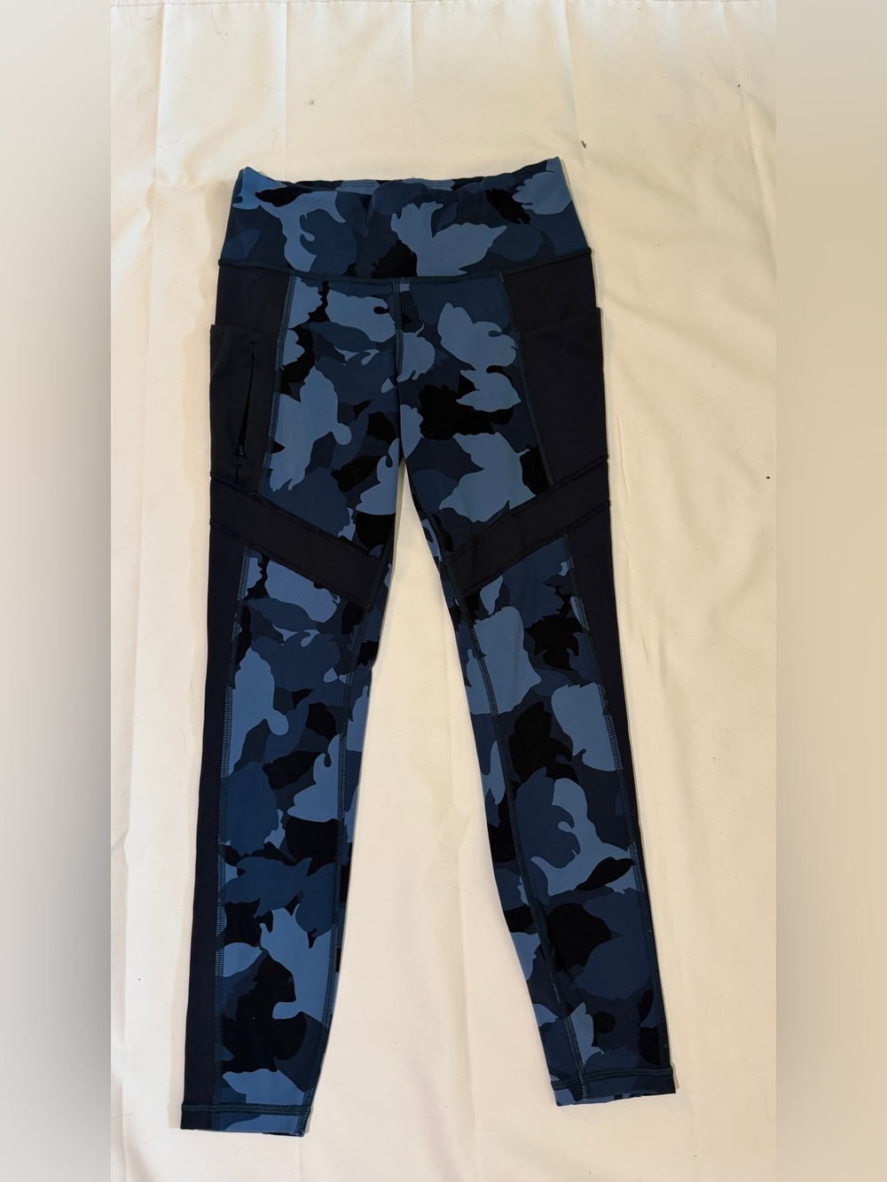 Athleta Blue Camo Leggings - Picture 2 of 7